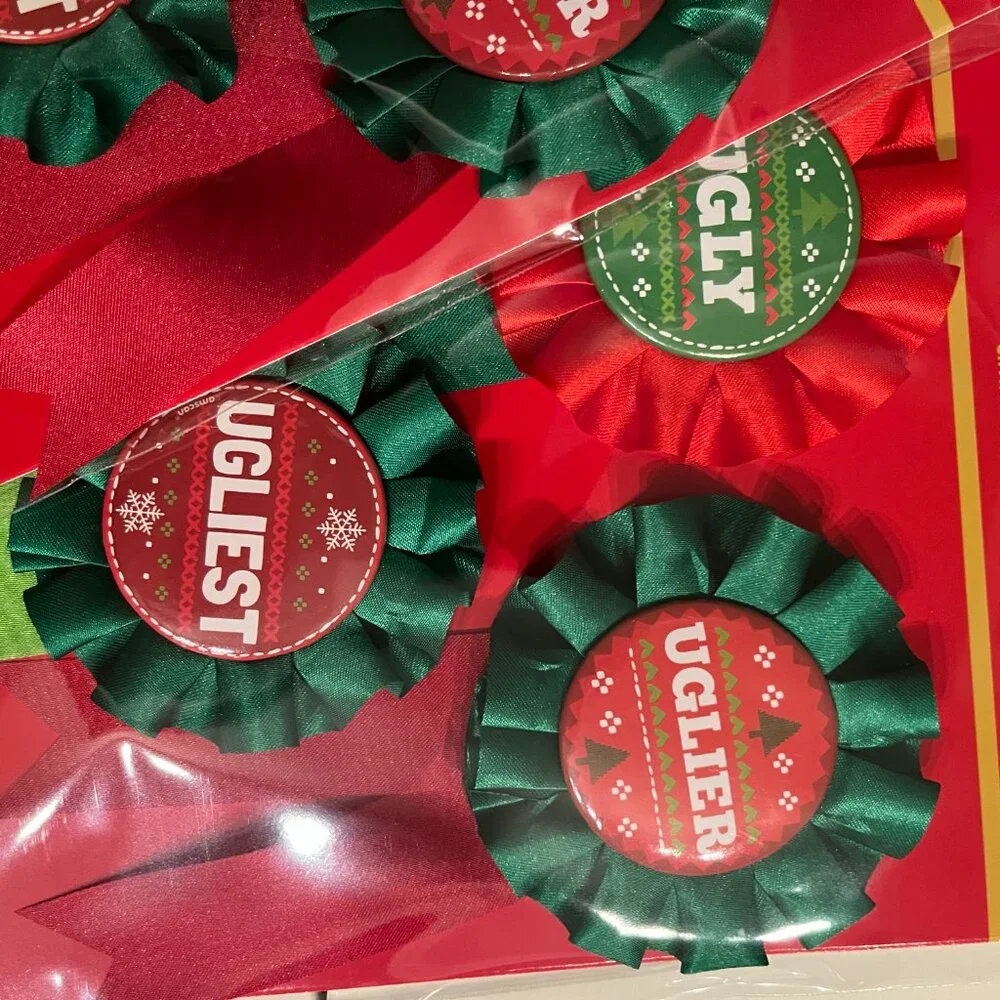 Christmas Ugly Sweater Awards (2 Sets / 1st 2nd,‎ 3rd Place) NEW (ps/x)
